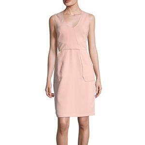 NWOT PURE NAVY Light Pink Pinstripe Sheath Dress